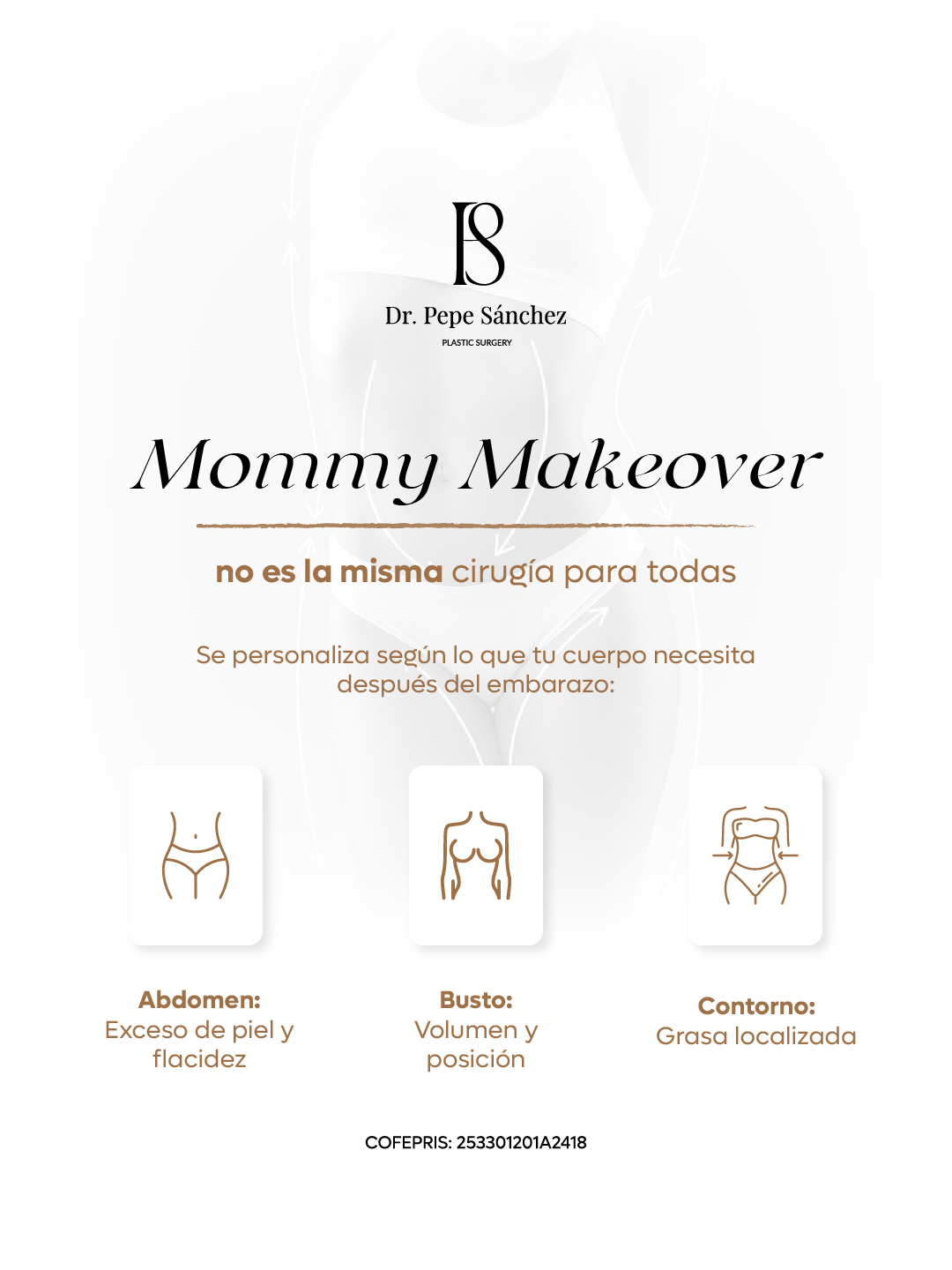 Mommy makeover personalizado según las necesidades de abdomen, busto y contorno corporal